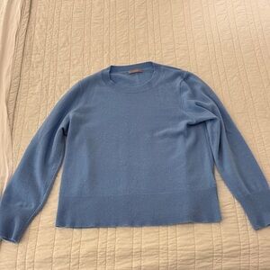 J. Crew Blue Cashmere classic-fit crewneck sweater - very good condition